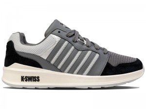 Black K-Swiss RIVAL TRAINER T Men's Lifestyle Shoes | FSGRU-4187