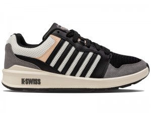 Black K-Swiss RIVAL TRAINER T Women's Lifestyle Shoes | VXMLB-1357