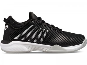 Black / White K-Swiss HYPERCOURT SUPREME Women's Tennis | UAYKN-3082