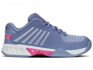 Blue Pink K-Swiss HYPERCOURT EXPRESS 2 Women's Tennis | FMRJK-6408