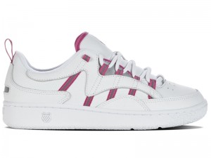 White K-Swiss SLAMM 99 CC Women's Lifestyle Shoes | IKOYJ-9435