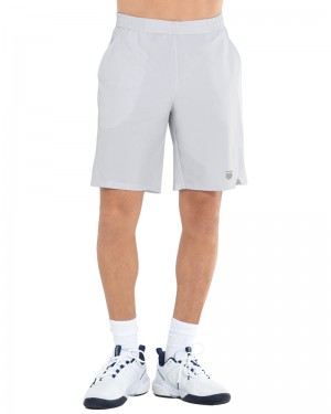 White K-Swiss SUPERCHARGE Men's Short | BXEKC-1685