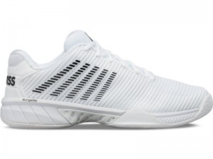 White / Black K-Swiss HYPERCOURT EXPRESS 2 Men's Tennis | BOGMK-9148