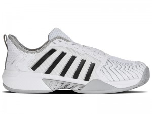 White / Black K-Swiss PICKLEBALL SUPREME Men's Pickleball Shoes | IJZRD-4861