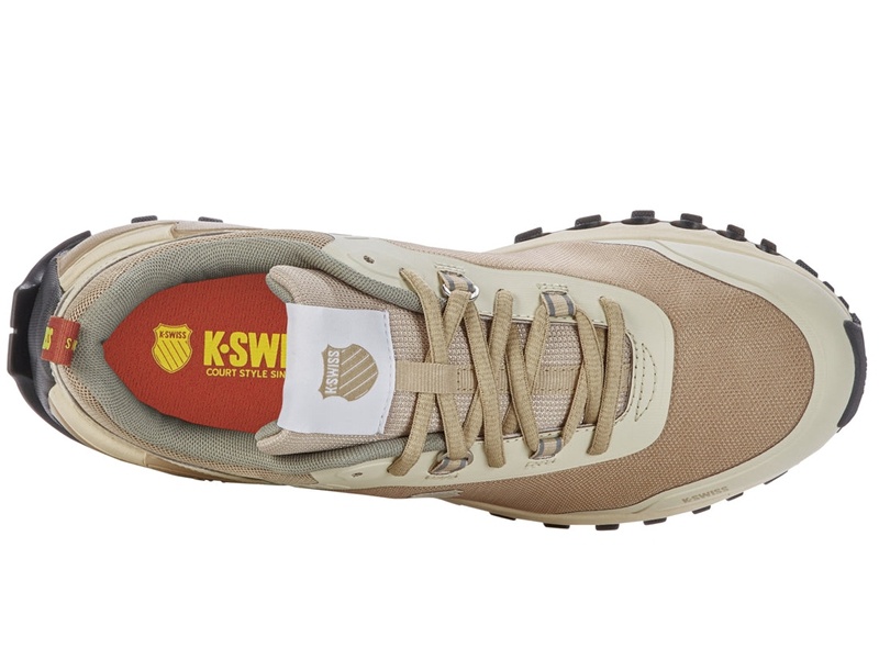 Beige White / Grey K-Swiss TUBES GRIP Men's Lifestyle Shoes | GKNVQ-5183