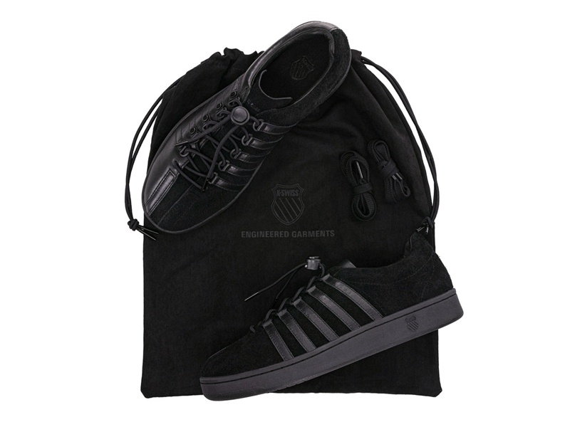 Black K-Swiss CLASSIC GT X ENGINEERED GARMENTS Women's Lifestyle Shoes | UIJET-6873