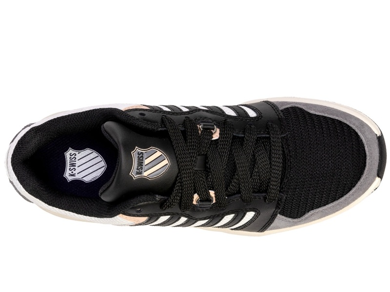 Black K-Swiss RIVAL TRAINER T Women's Lifestyle Shoes | VXMLB-1357