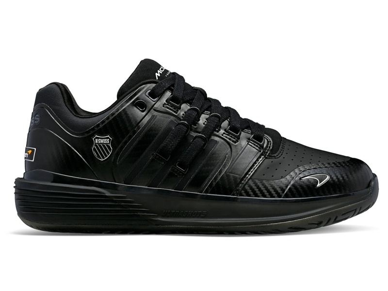 Black / Dark Grey K-Swiss SI-18 ULTRASHOT X MCLAREN Men\'s Lifestyle Shoes | JHWIE-2615