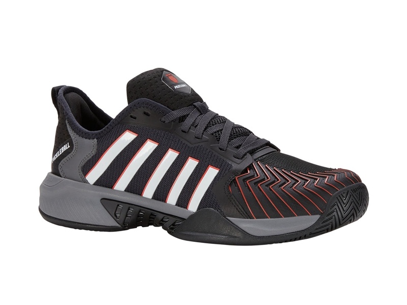 Black / Grey K-Swiss PICKLEBALL SUPREME Men's Pickleball Shoes | NAXJZ-3920