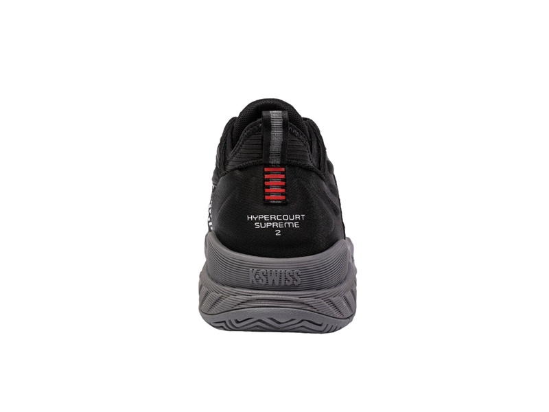 Black / Grey / Red K-Swiss HYPERCOURT SUPREME 2 Men's Tennis | MWPSX-5704