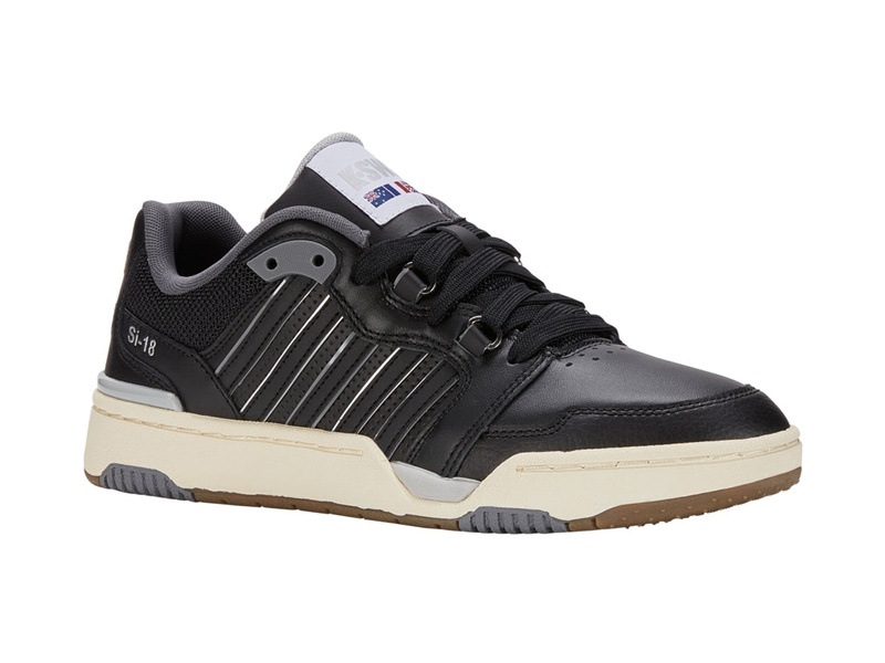 Black / Grey / White K-Swiss SI-18 RIVAL Men's Lifestyle Shoes | MYDAL-3974