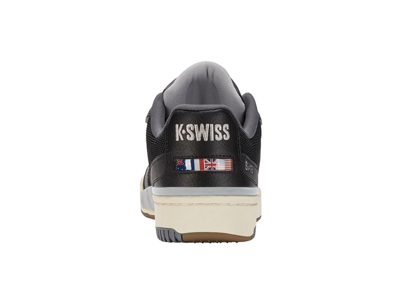 Black / Grey / White K-Swiss SI-18 RIVAL Men's Lifestyle Shoes | MYDAL-3974