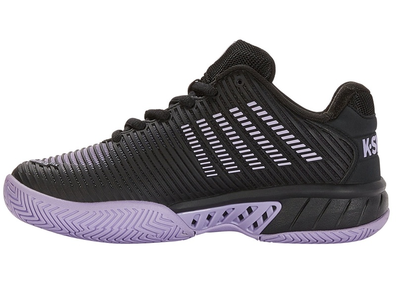 Black / Purple K-Swiss HYPERCOURT EXPRESS 2 Women's Tennis | ICSGR-8759