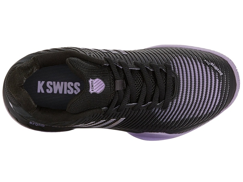 Black / Purple K-Swiss HYPERCOURT EXPRESS 2 Women's Tennis | ICSGR-8759