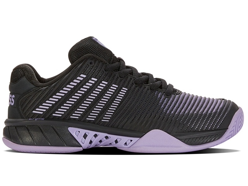 Black / Purple K-Swiss HYPERCOURT EXPRESS 2 Women\'s Tennis | ICSGR-8759