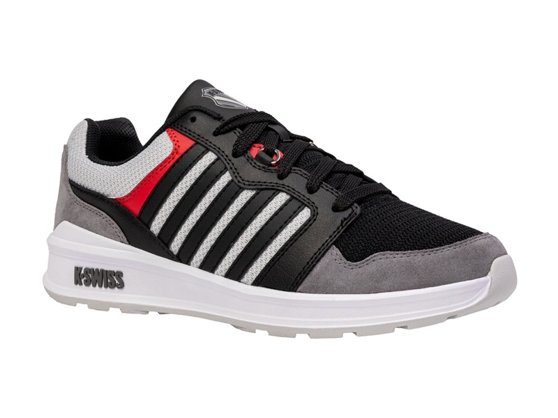 Black / Red K-Swiss RIVAL TRAINER T Men's Lifestyle Shoes | YGZNJ-8527