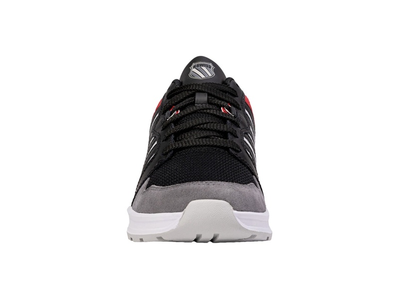 Black / Red K-Swiss RIVAL TRAINER T Men's Lifestyle Shoes | YGZNJ-8527