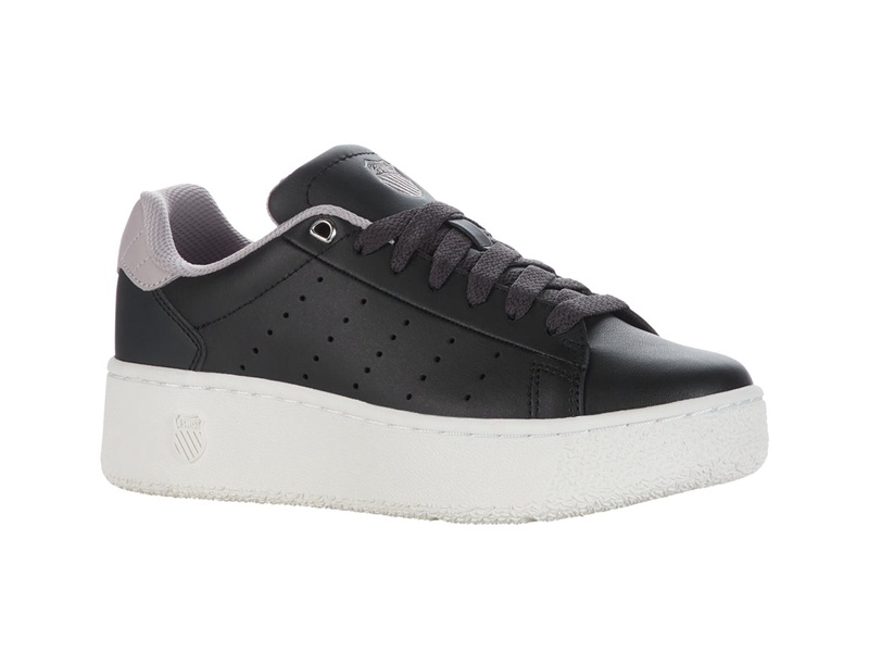 Black / White K-Swiss CLASSIC PF PLATFORM Women's Lifestyle Shoes | ZWGTL-7429