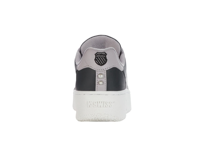 Black / White K-Swiss CLASSIC PF PLATFORM Women's Lifestyle Shoes | ZWGTL-7429