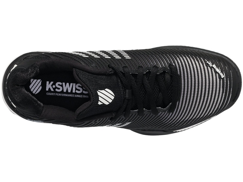 Black / White K-Swiss HYPERCOURT EXPRESS 2 Men's Tennis | LWUSH-0527