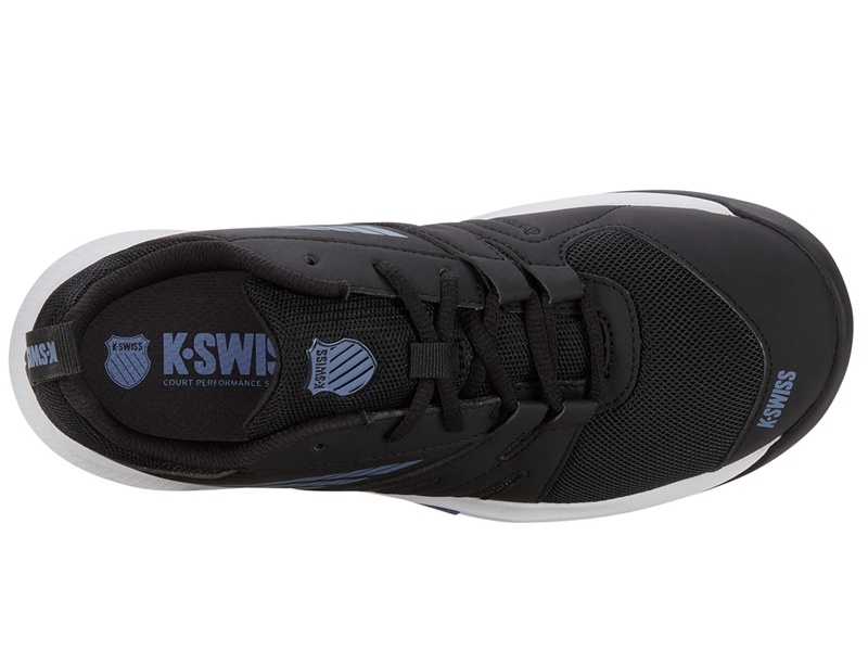 Black / White K-Swiss SPEEDTRAC Kids' Tennis | XTGQO-3561