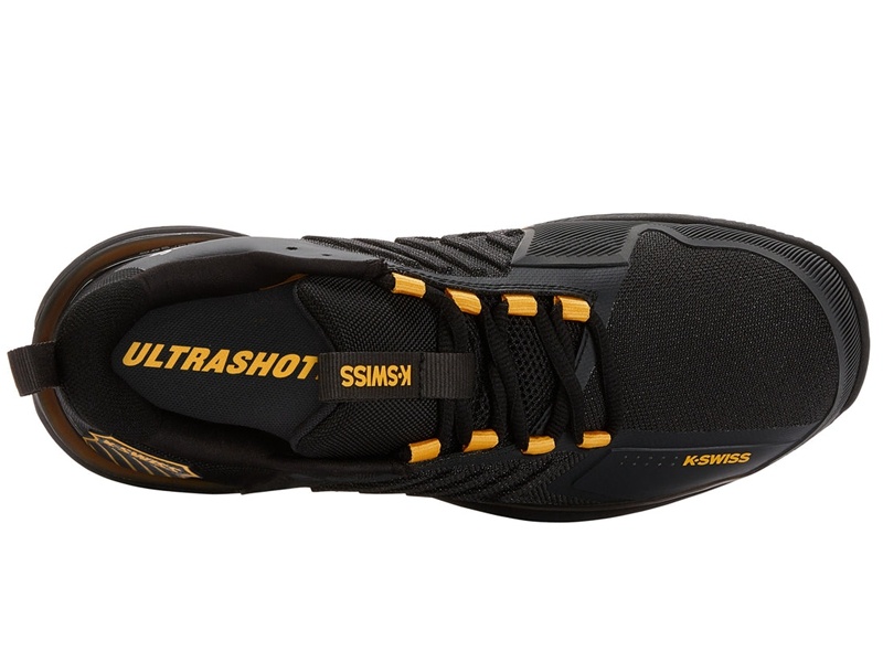 Black / Yellow K-Swiss ULTRASHOT 3 HB Men's Tennis | GFNOW-1348