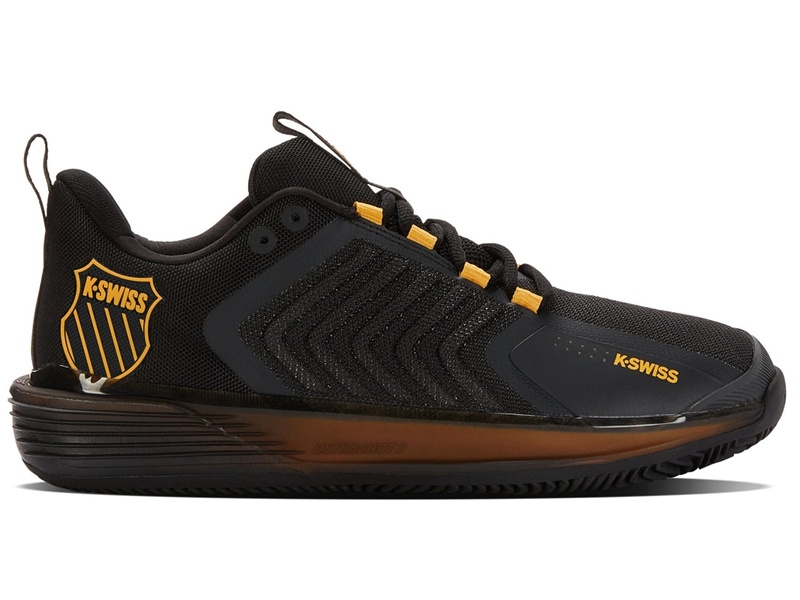 Black / Yellow K-Swiss ULTRASHOT 3 HB Men\'s Tennis | GFNOW-1348