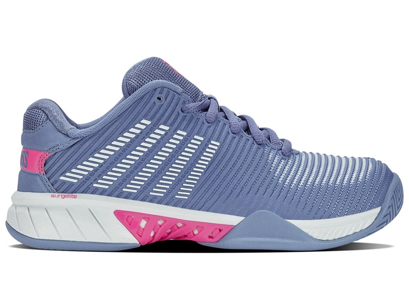 Blue Pink K-Swiss HYPERCOURT EXPRESS 2 Women\'s Tennis | FMRJK-6408