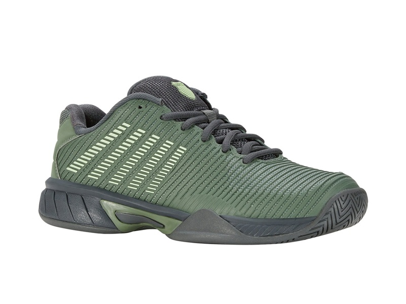 Green K-Swiss HYPERCOURT EXPRESS 2 Kids' Tennis | PYQRI-0278