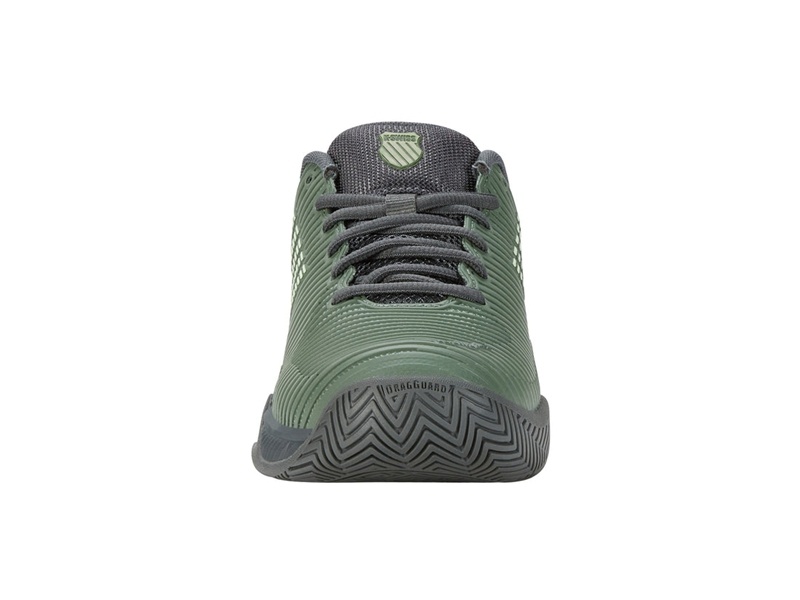 Green K-Swiss HYPERCOURT EXPRESS 2 Kids' Tennis | PYQRI-0278