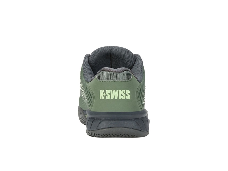 Green K-Swiss HYPERCOURT EXPRESS 2 Kids' Tennis | PYQRI-0278