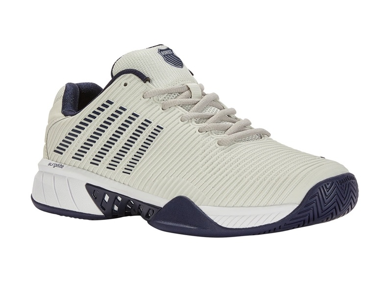 Grey / Navy K-Swiss HYPERCOURT EXPRESS 2-2E Men's Tennis | UJSLW-2345