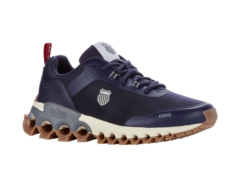 Navy / Grey K-Swiss TUBES GRIP Men's Lifestyle Shoes | KQMZC-7310