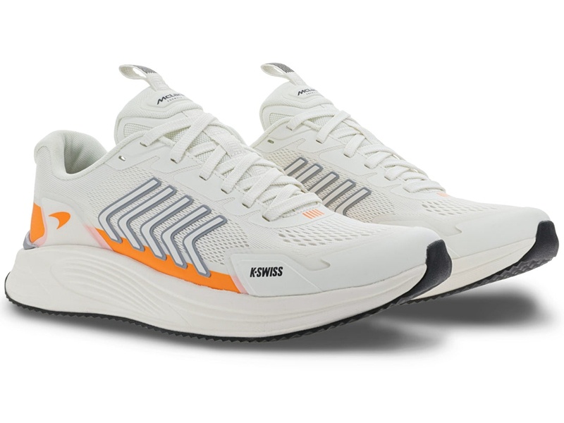 White K-Swiss AERO-ACTIVE X MCLAREN Men's Lifestyle Shoes | KXGUZ-7632