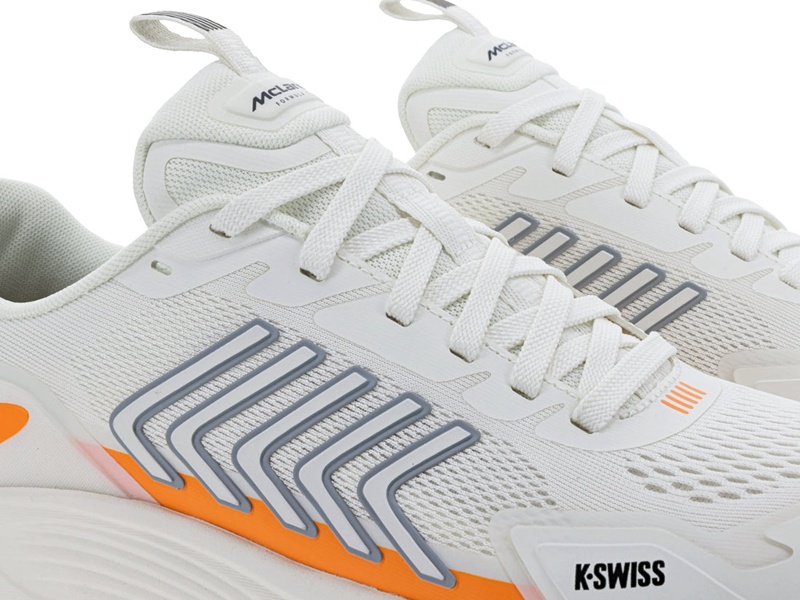 White K-Swiss AERO-ACTIVE X MCLAREN Men's Lifestyle Shoes | KXGUZ-7632