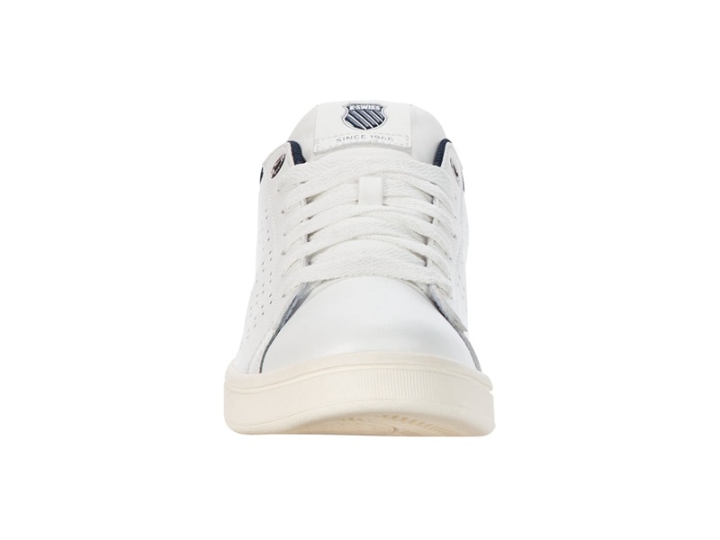 White K-Swiss BASE COURT Men's Lifestyle Shoes | IWJXZ-7096