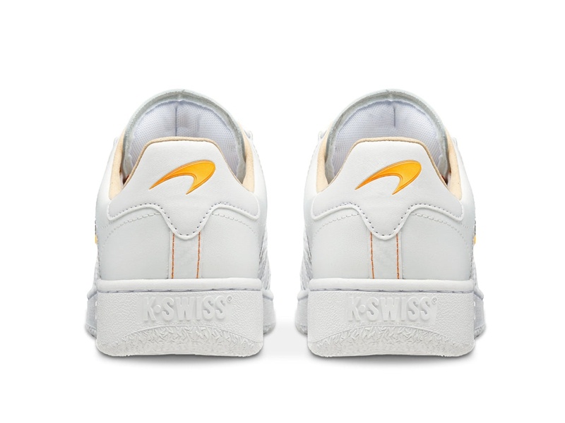 White K-Swiss CLASSIC VN X MCLAREN Women's Lifestyle Shoes | HBACQ-1834