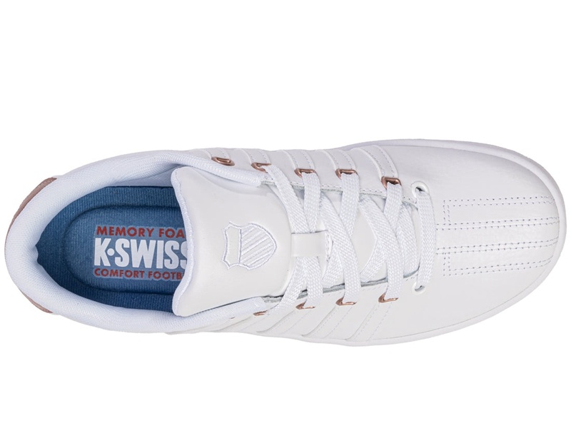 White K-Swiss COURT PRO II CMF SP Women's Lifestyle Shoes | MJZWF-5132