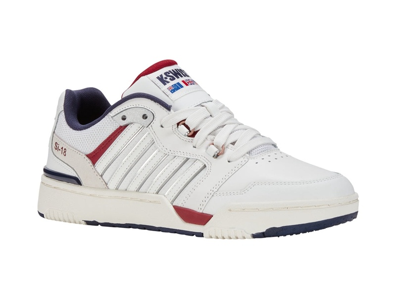 White K-Swiss SI-18 RIVAL Men's Lifestyle Shoes | LAQOF-0238