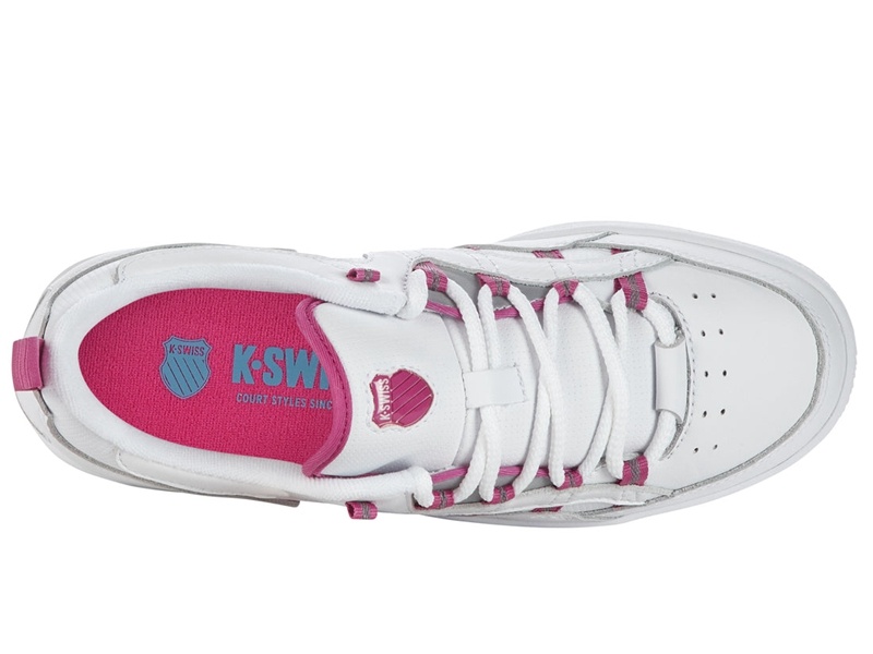 White K-Swiss SLAMM 99 CC Women's Lifestyle Shoes | IKOYJ-9435