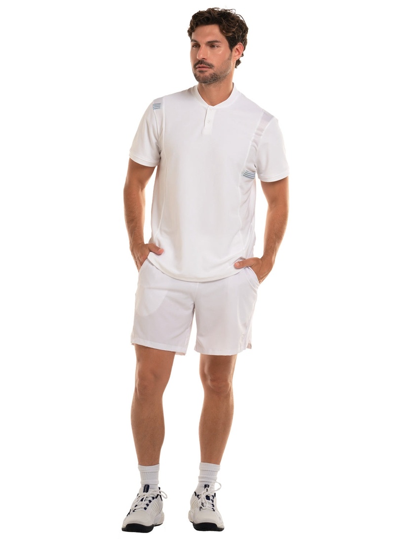 White K-Swiss SUPERCHARGE Men\'s Short | CVBLF-2315