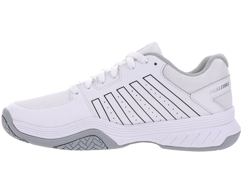 White / Black K-Swiss COURT EXPRESS Men's Pickleball Shoes | PFAWL-4107