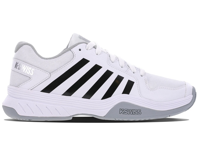 White / Black K-Swiss COURT EXPRESS Men\'s Pickleball Shoes | PFAWL-4107