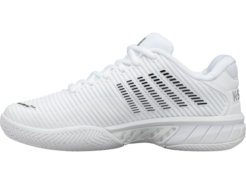 White / Black K-Swiss HYPERCOURT EXPRESS 2 Women's Tennis | HJFTE-6017