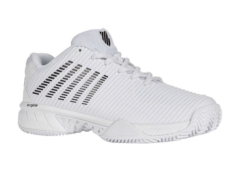 White / Black K-Swiss HYPERCOURT EXPRESS 2 HB Women's Tennis | RBFYV-9176