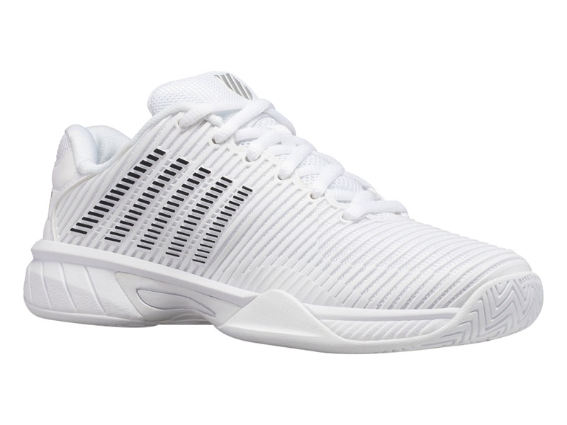 White / Black K-Swiss HYPERCOURT EXPRESS 2 Kids' Tennis | QMLHA-1904