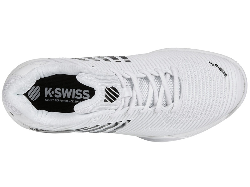 White / Black K-Swiss HYPERCOURT EXPRESS 2 HB Men's Tennis | EGUDX-0475