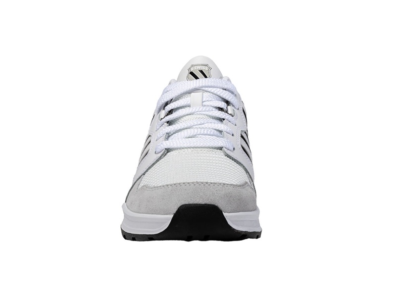 White / Black K-Swiss RIVAL TRAINER T Men's Lifestyle Shoes | TLSGJ-4890