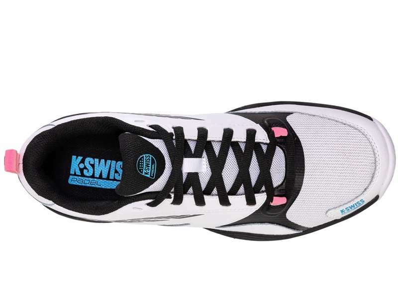 White / Black K-Swiss SPEEDEX PADEL Men's Lifestyle Shoes | FQCBR-6315