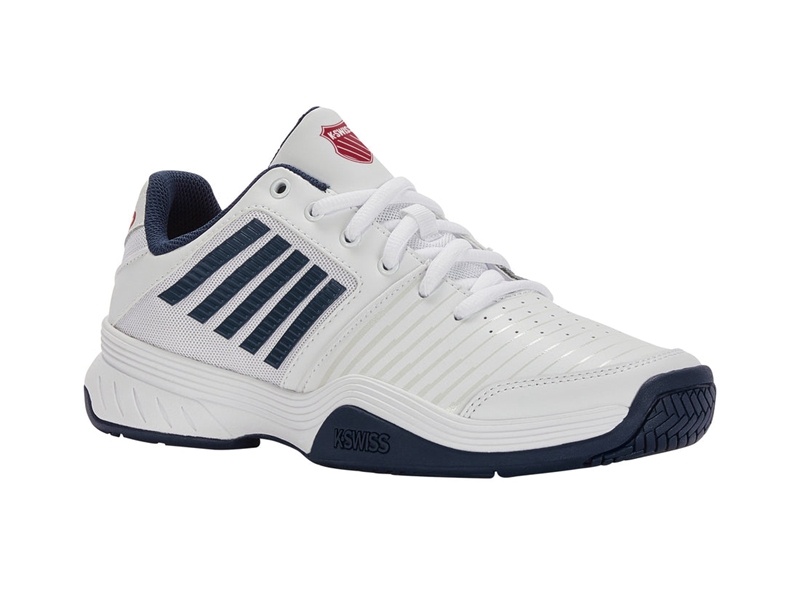 White / Blue K-Swiss COURT EXPRESS Men's Tennis | ARYJL-1804